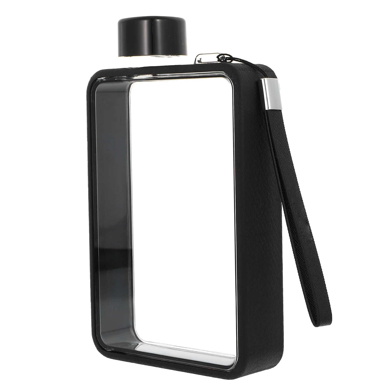 Portable Flat Bottle Reusable PC Material 500ml Aesthetic Water Bottles Black Color for Sports Outdoor Travel Use
Portable Flat Bottle Reusable PC Material 500ml Aesthetic Water Bottles Black Color for Sports Outdoor Travel Use