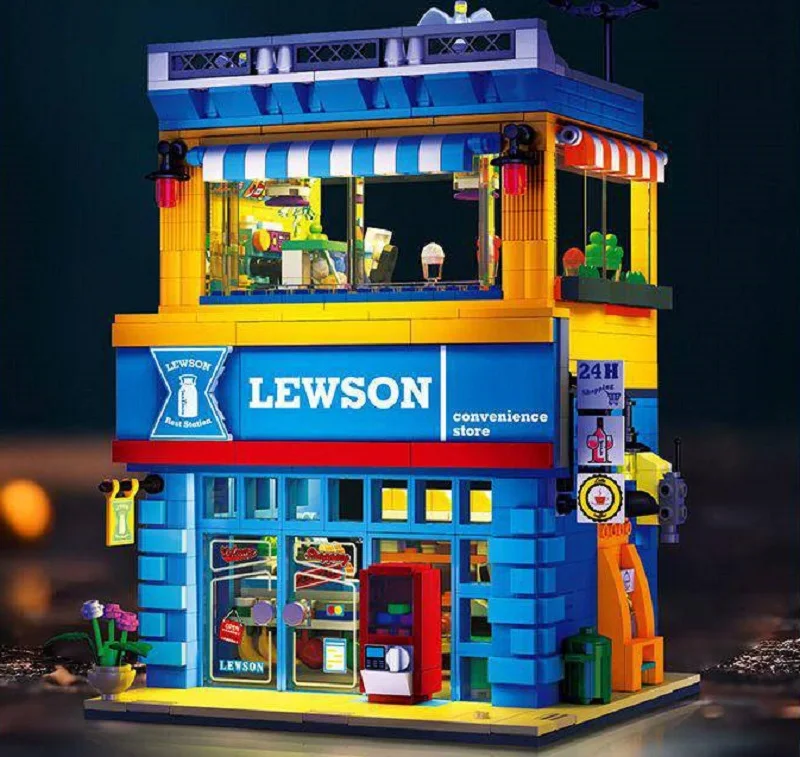Семейный удобный магазин, набор строительных блоков со светом, модель городской магазина, винт на улицу, домашний декор, семейный подарок для детей
Семейный удобный магазин, набор строительных блоков со светом, модель городской магазина, винт на улицу, домашний декор, семейный подарок для детей