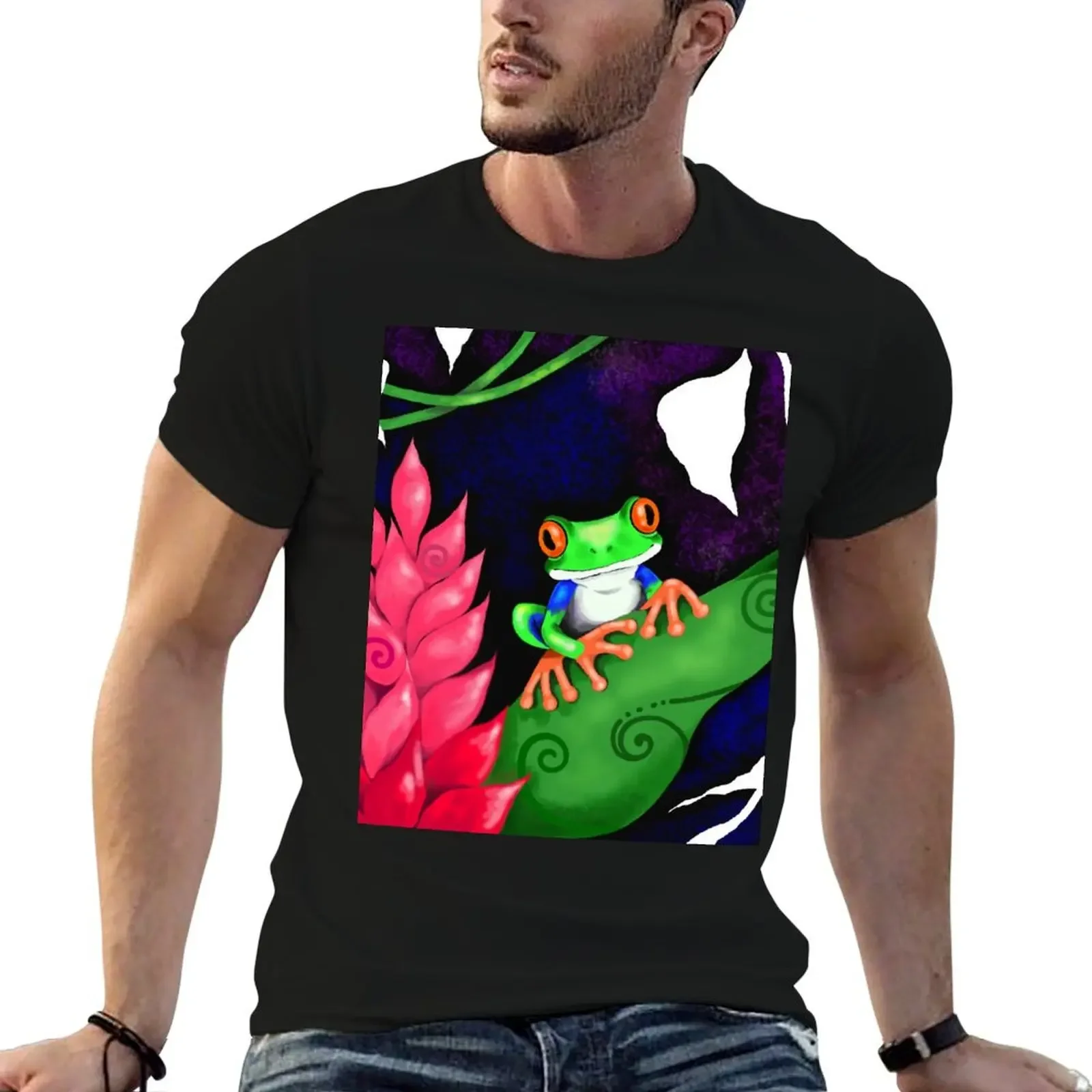 Tropical frog T-Shirt T-shirts oversize vintage t shirts aesthetic clothes customs mens graphic t-shirts anime 
Tropical frog T-Shirt T-shirts oversize vintage t shirts aesthetic clothes customs mens graphic t-shirts anime
