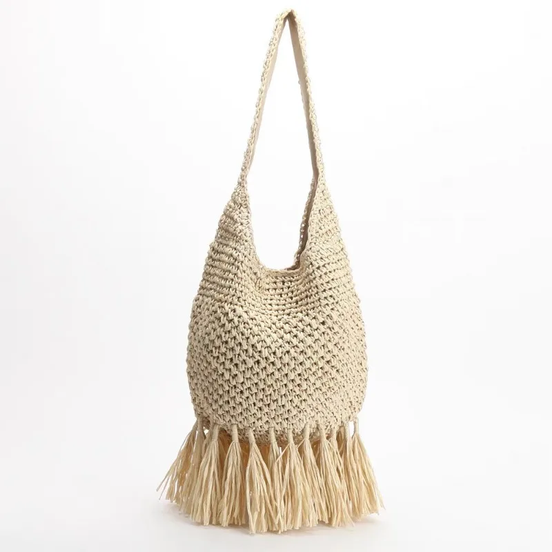 1pcs Handcrafted Tassel Large-capacity Fashionable Single-shoulder Bag, Beach Vacation Handbag, Travel Bag
1pcs Handcrafted Tassel Large-capacity Fashionable Single-shoulder Bag, Beach Vacation Handbag, Travel Bag
