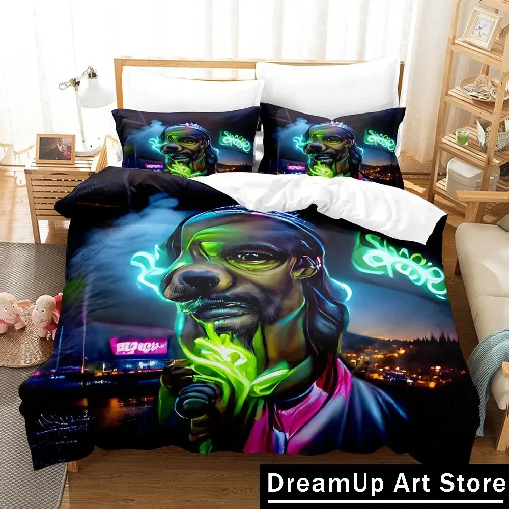 3D Print Snoop Dogg Bedding Set Quilt Cover Bed Cover with Pillowcase Twin Single Queen King Size Boys Adult Home Textile
3D Print Snoop Dogg Bedding Set Quilt Cover Bed Cover with Pillowcase Twin Single Queen King Size Boys Adult Home Textile