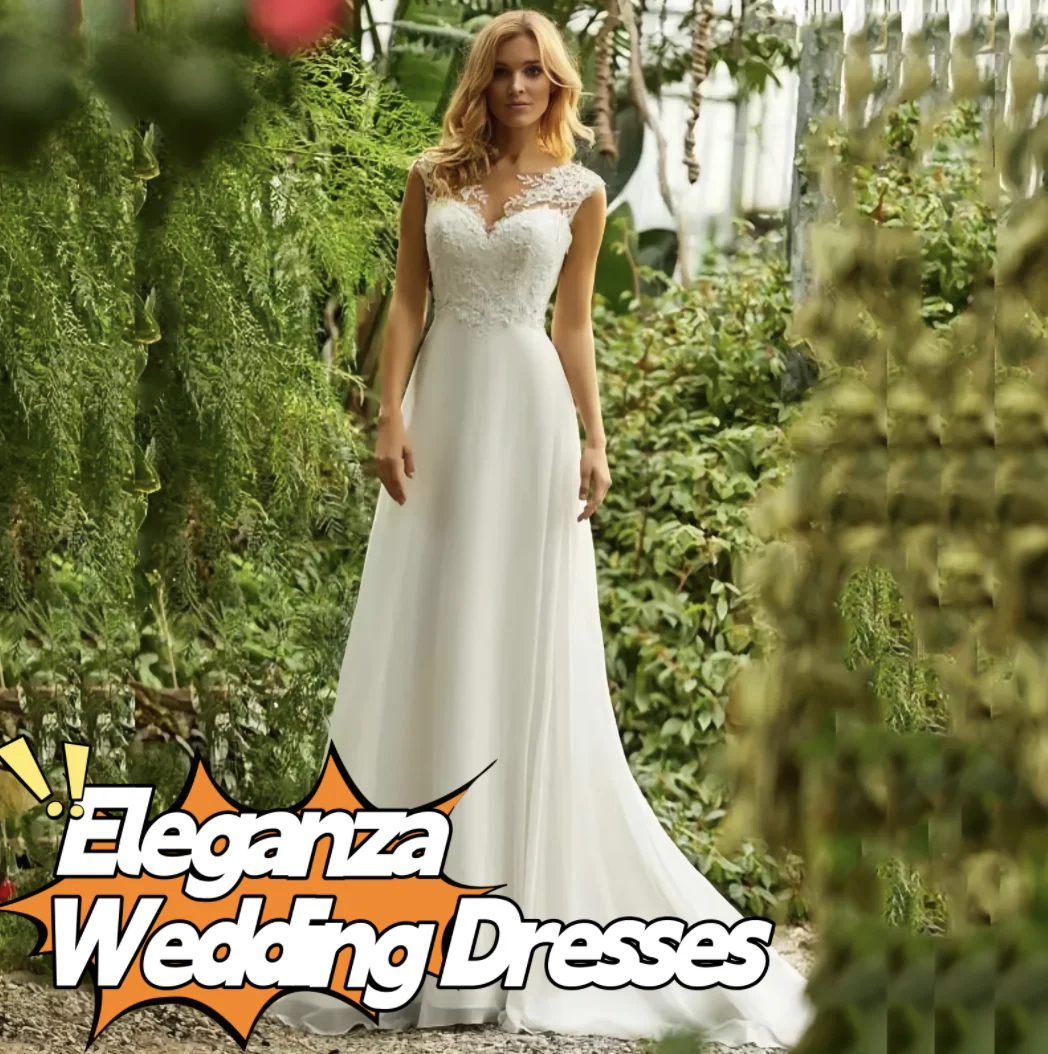 Customized Boho Wedding Dress O-Neck Appliques Lace Princess Wedding Gown Chiffon Skirt Beach Bride Dress Hot Robe De Mariee
Customized Boho Wedding Dress O-Neck Appliques Lace Princess Wedding Gown Chiffon Skirt Beach Bride Dress Hot Robe De Mariee