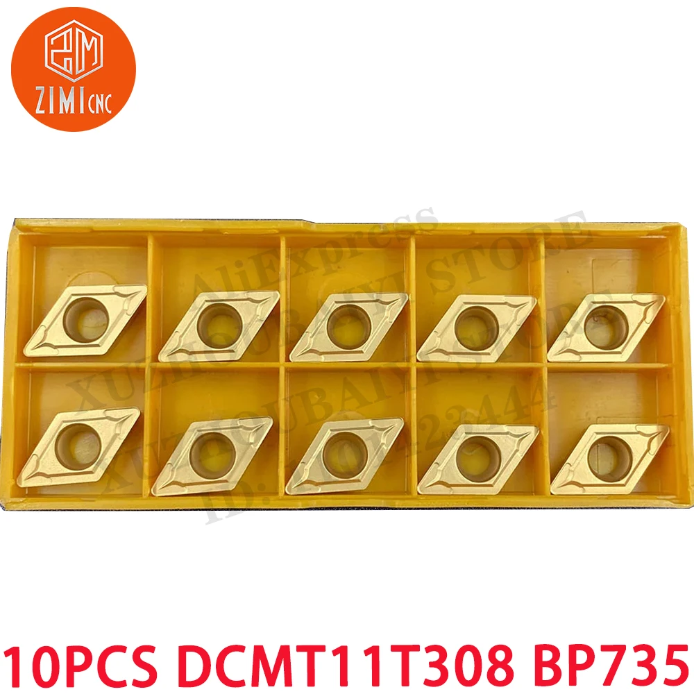 10 шт DCMT11T308 BP735 DCMT 11T308 Внешние токарные твердосплавные пластины расточное лезвие инструменты с ЧПУ токарный станок по металлу механические режущие инструменты
10 шт DCMT11T308 BP735 DCMT 11T308 Внешние токарные твердосплавные пластины расточное лезвие инструменты с ЧПУ токарный станок по металлу механические режущие инструменты