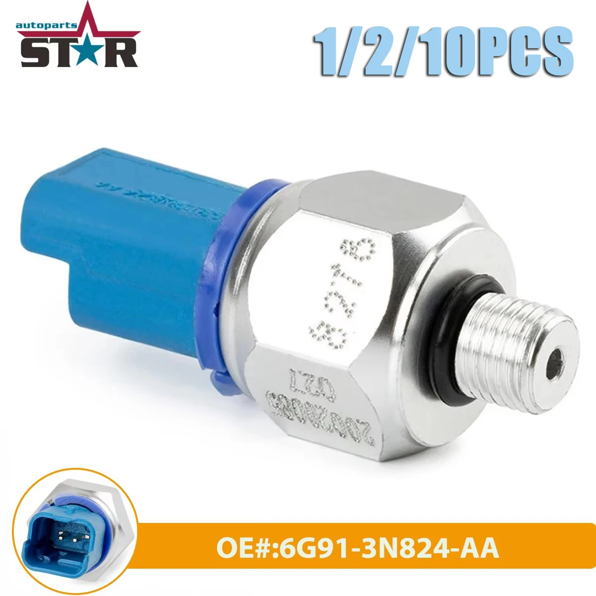 6G91-3N824-AA New Steering Oil Pressure Sensor For Ford Mondeo Galaxy S-max 2.0 2.3 2.5 OEM 6G913N824AA 1437144 4.280915 4280915
6G91-3N824-AA New Steering Oil Pressure Sensor For Ford Mondeo Galaxy S-max 2.0 2.3 2.5 OEM 6G913N824AA 1437144 4.280915 4280915