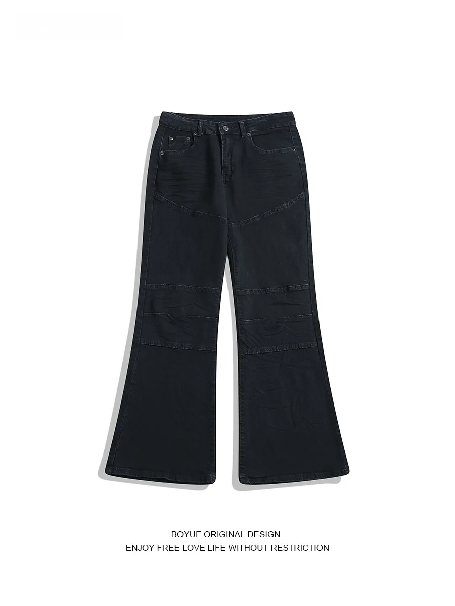 Boyue Men's Slim Fit Bell Bot Jeans k Wa Retro Streetwear Hip Hop Wide Leg Pants Casual Cotton Polyester Blend
Boyue Men's Slim Fit Bell Bot Jeans k Wa Retro Streetwear Hip Hop Wide Leg Pants Casual Cotton Polyester Blend