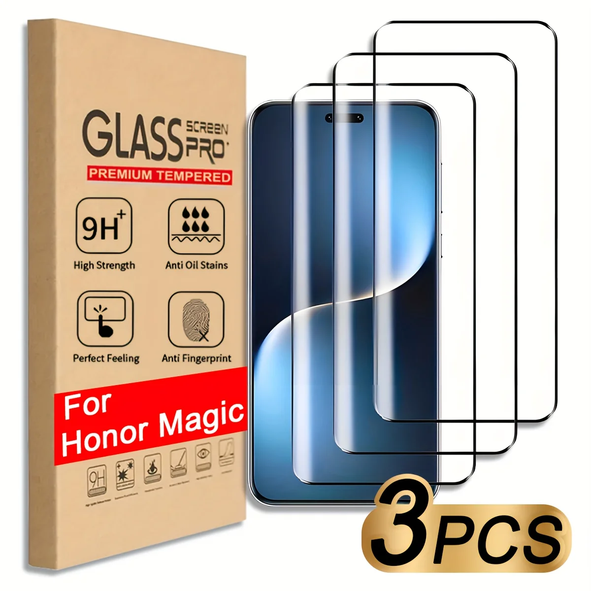 3Pcs,For Honor Magic8 Pro Magic7Pro 3D Curved Full Glue Tempered Glass Screen Protectors Dust Free Premium Film Easy Installatio
3Pcs,For Honor Magic8 Pro Magic7Pro 3D Curved Full Glue Tempered Glass Screen Protectors Dust Free Premium Film Easy Installatio