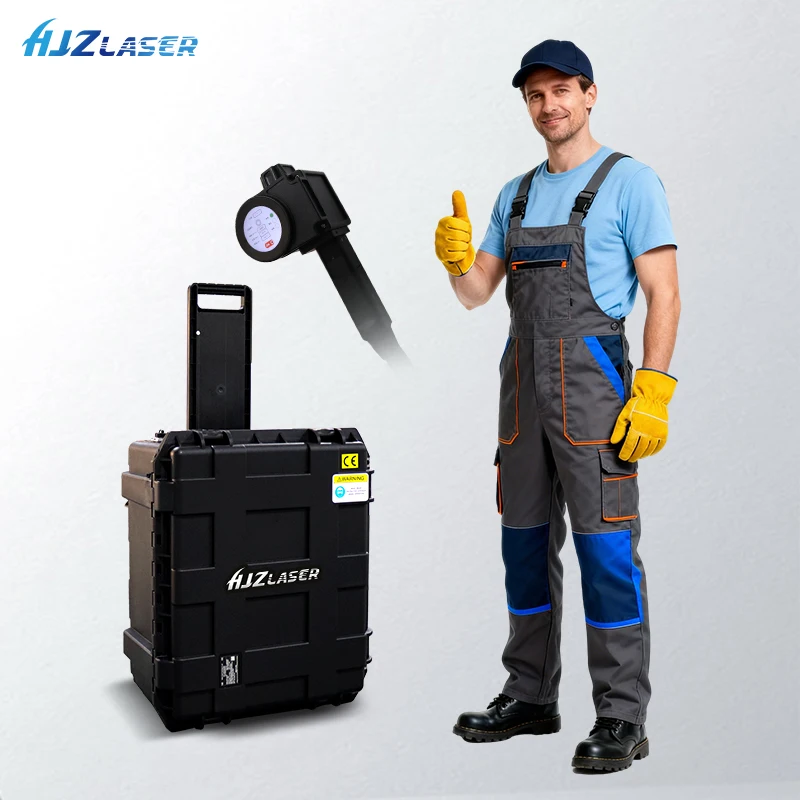 Portable 500W Pulsed Laser Cleaning Machine Rust Removal System for Metal & Wood Surfaces with Backpack & Suitcase Design
Portable 500W Pulsed Laser Cleaning Machine Rust Removal System for Metal & Wood Surfaces with Backpack & Suitcase Design
