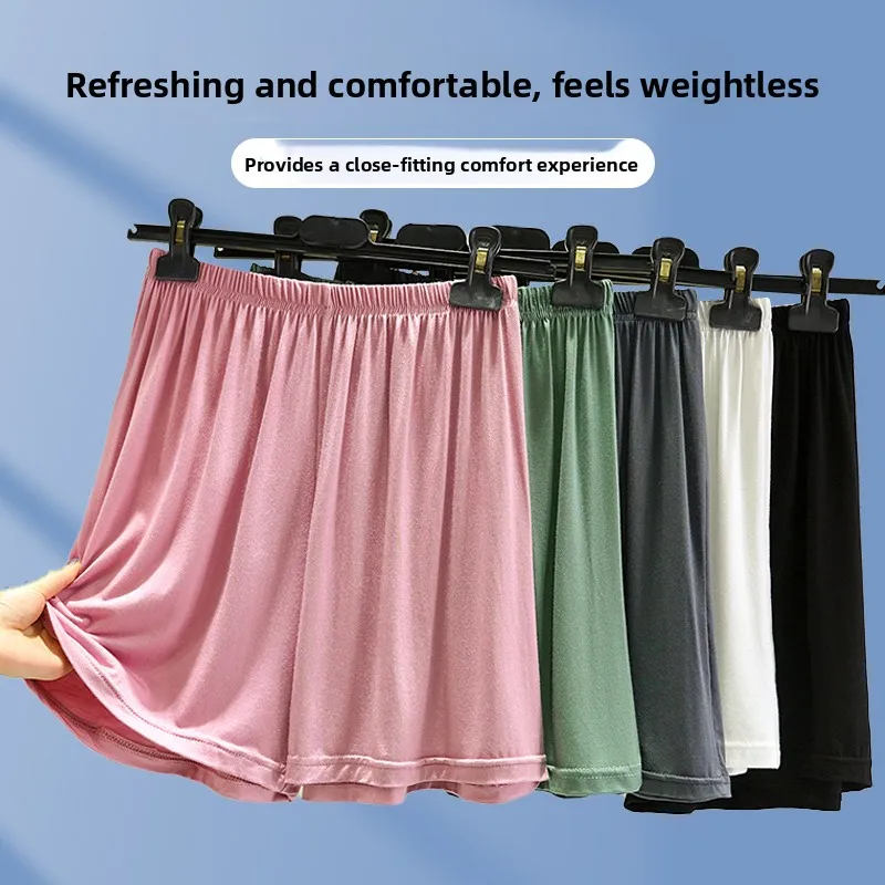 Женские летние повседневные брюки из модала с высокой талией, универсальные, свободного кроя, тонкие, широкие штанины, однотонные, удобные домашние брюки
Женские летние повседневные брюки из модала с высокой талией, универсальные, свободного кроя, тонкие, широкие штанины, однотонные, удобные домашние брюки