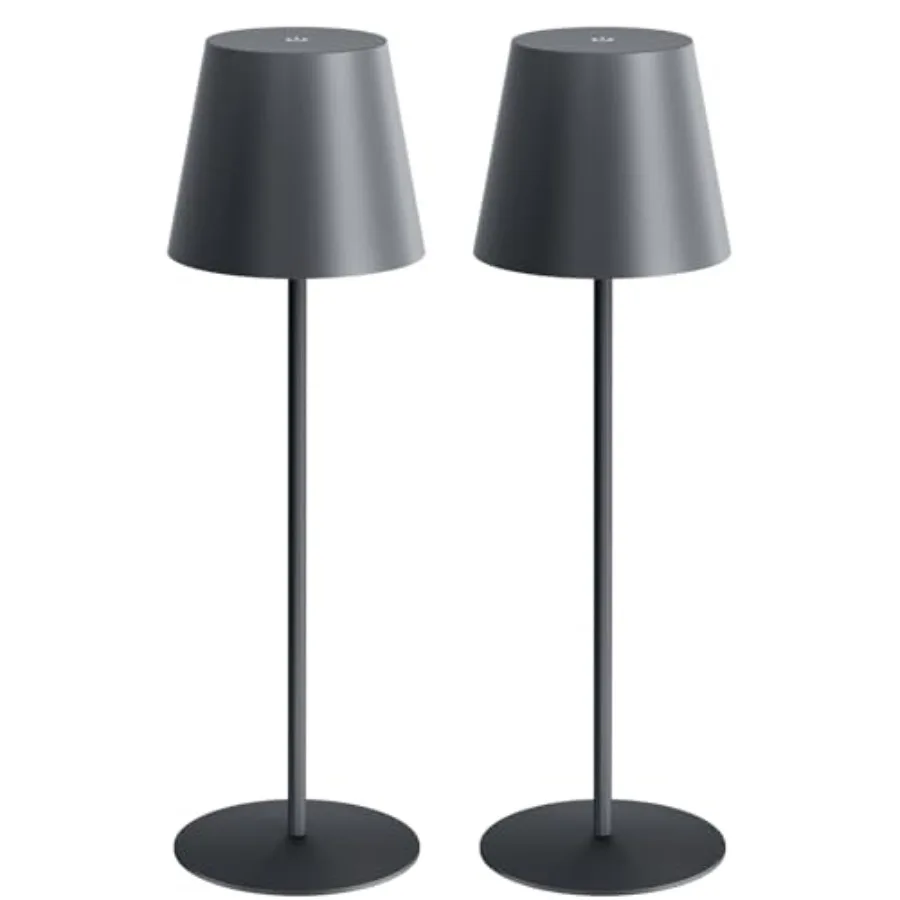 2 Pack Cordl Table Lamp Rechargeable 5000mAH Battery Operated Lights Touch Control LED Portable Desk Lamps 3 Color Dimming for
2 Pack Cordl Table Lamp Rechargeable 5000mAH Battery Operated Lights Touch Control LED Portable Desk Lamps 3 Color Dimming for