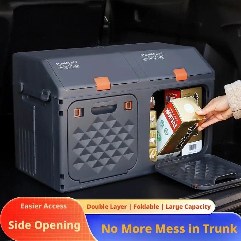 Foldable PP Plastic Side Open Camping Storage Box Collapsible Trunk Organizer for Car Outdoor Camping Picnic
Foldable PP Plastic Side Open Camping Storage Box Collapsible Trunk Organizer for Car Outdoor Camping Picnic