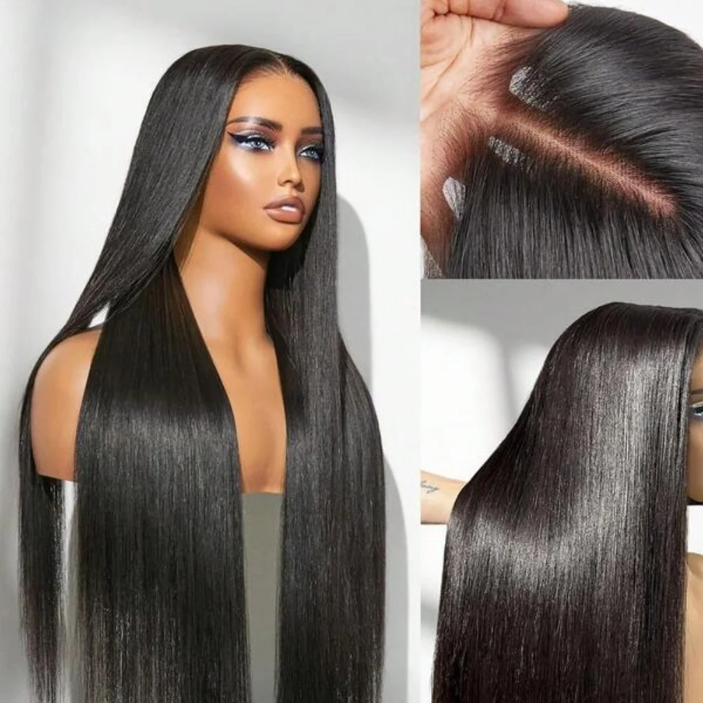 250% Density 13x4 13x6 HD Lace Frontal Wig for Women 5x5 Frant Silky Straight Remy Human Hair Dark Black Glueless Pre Plucked
250% Density 13x4 13x6 HD Lace Frontal Wig for Women 5x5 Frant Silky Straight Remy Human Hair Dark Black Glueless Pre Plucked