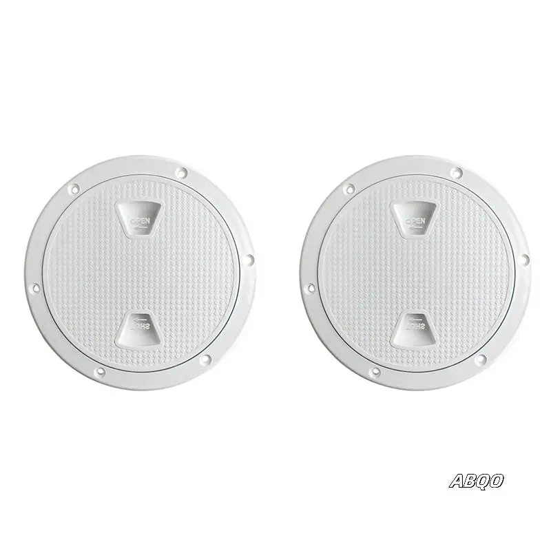 2X Circular Non Slip Inspection Hatch-Boat Hatch Deck Plate With Detachable Cover For RV Marine Boat Kayaks-4Inch White
2X Circular Non Slip Inspection Hatch-Boat Hatch Deck Plate With Detachable Cover For RV Marine Boat Kayaks-4Inch White