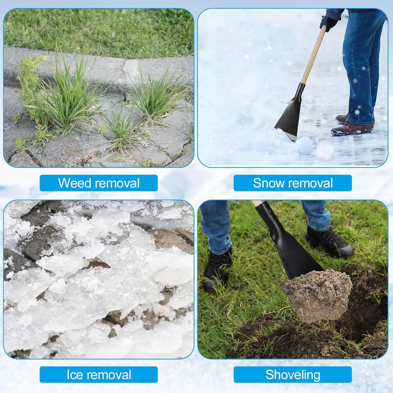 Ice Scraping Head Garden Cleaning Scraping Ice Chopper Head for Factories
Ice Scraping Head Garden Cleaning Scraping Ice Chopper Head for Factories