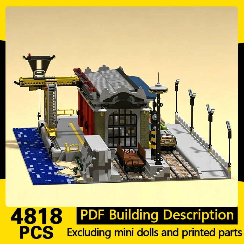 City Street View Model MOC Building Bricks Large Railway Dock Modular Technology Gifts Holiday Assemble Children Toys Suit
City Street View Model MOC Building Bricks Large Railway Dock Modular Technology Gifts Holiday Assemble Children Toys Suit