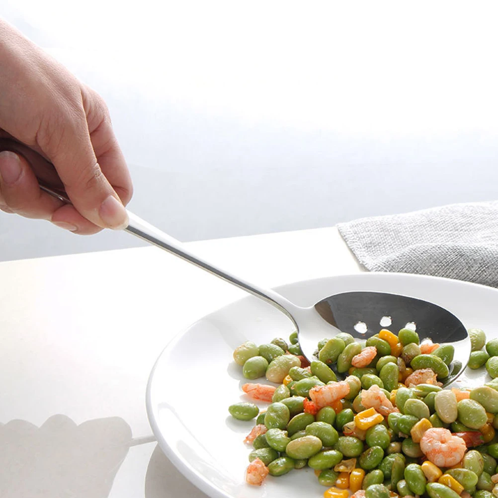 2Pcs Stainless Steel Slotted Spoon Kitchen Oil Strainer Public Serving Food Filtering Tool Stainless Steel Spoon
2Pcs Stainless Steel Slotted Spoon Kitchen Oil Strainer Public Serving Food Filtering Tool Stainless Steel Spoon