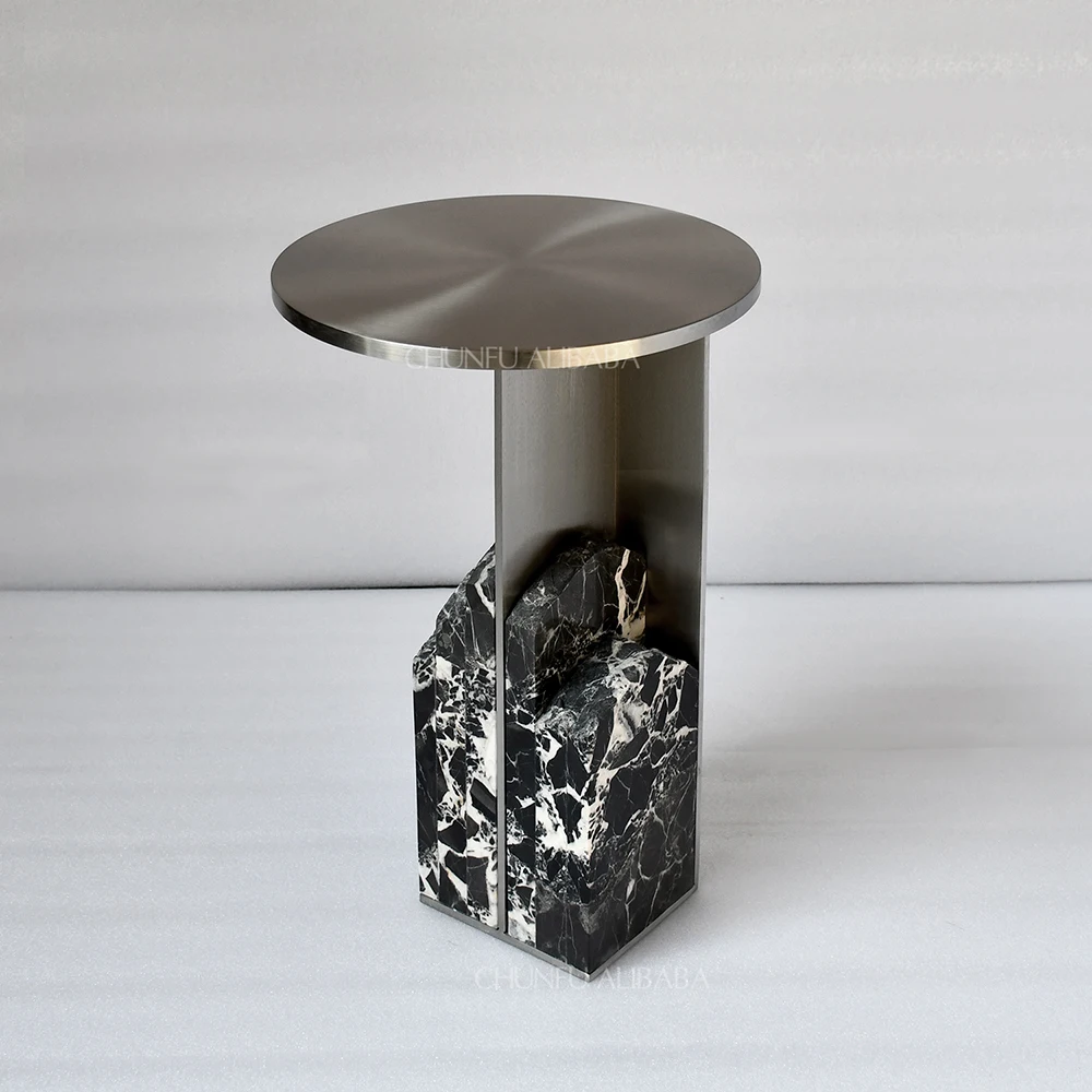#A Modern Travertine Natural Marble Stainless Steel Side Table Extendable for Home Office or Living Room Furniture
#A Modern Travertine Natural Marble Stainless Steel Side Table Extendable for Home Office or Living Room Furniture