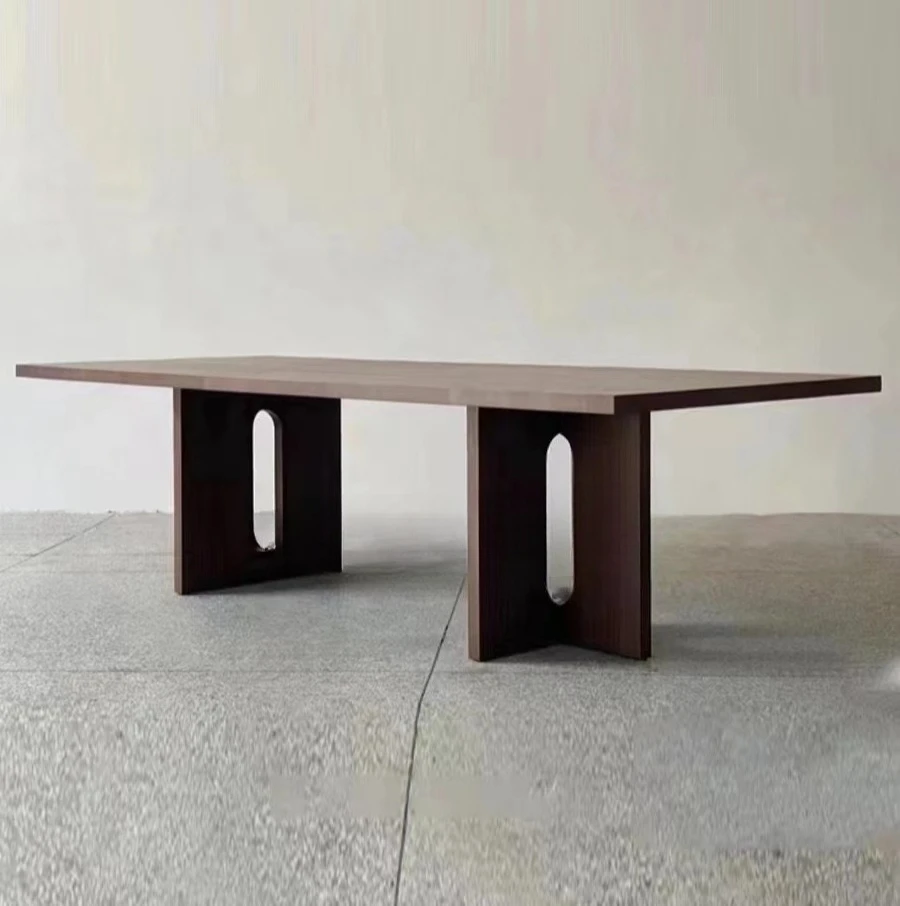 Wabi Sandy Wind Solid Wood Dining Table Homestay Restaurant Long Table Log Conference Table Modern Simple Negotiation Desk Tea T
Wabi Sandy Wind Solid Wood Dining Table Homestay Restaurant Long Table Log Conference Table Modern Simple Negotiation Desk Tea T