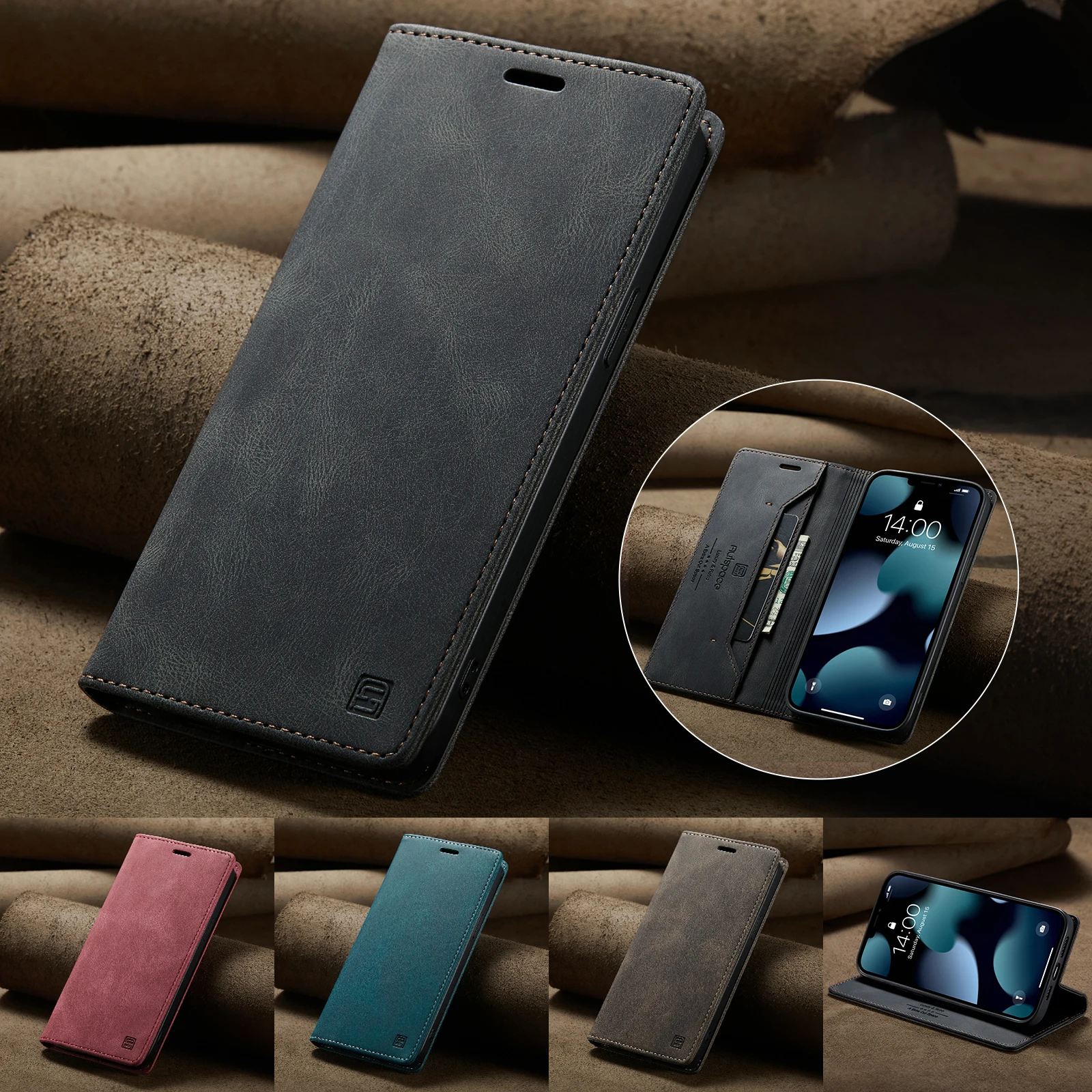 AutSpace-A01 For Samsung Galaxy S25 S24 S23 S22 Ultra S20 ,Shockproof Magnetic Flip PU Leather Wallet Case Card Slot Stand Cover
AutSpace-A01 For Samsung Galaxy S25 S24 S23 S22 Ultra S20 ,Shockproof Magnetic Flip PU Leather Wallet Case Card Slot Stand Cover
