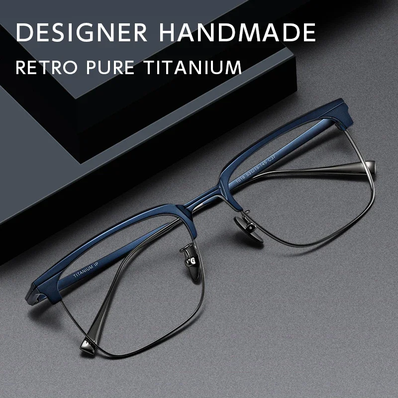 ENTITY Business Pure Titanium Glasses Myopia Prescription Eyeglasses Frame Men Retro Square Luxury Optica Hyperopia Readsm19053
ENTITY Business Pure Titanium Glasses Myopia Prescription Eyeglasses Frame Men Retro Square Luxury Optica Hyperopia Readsm19053