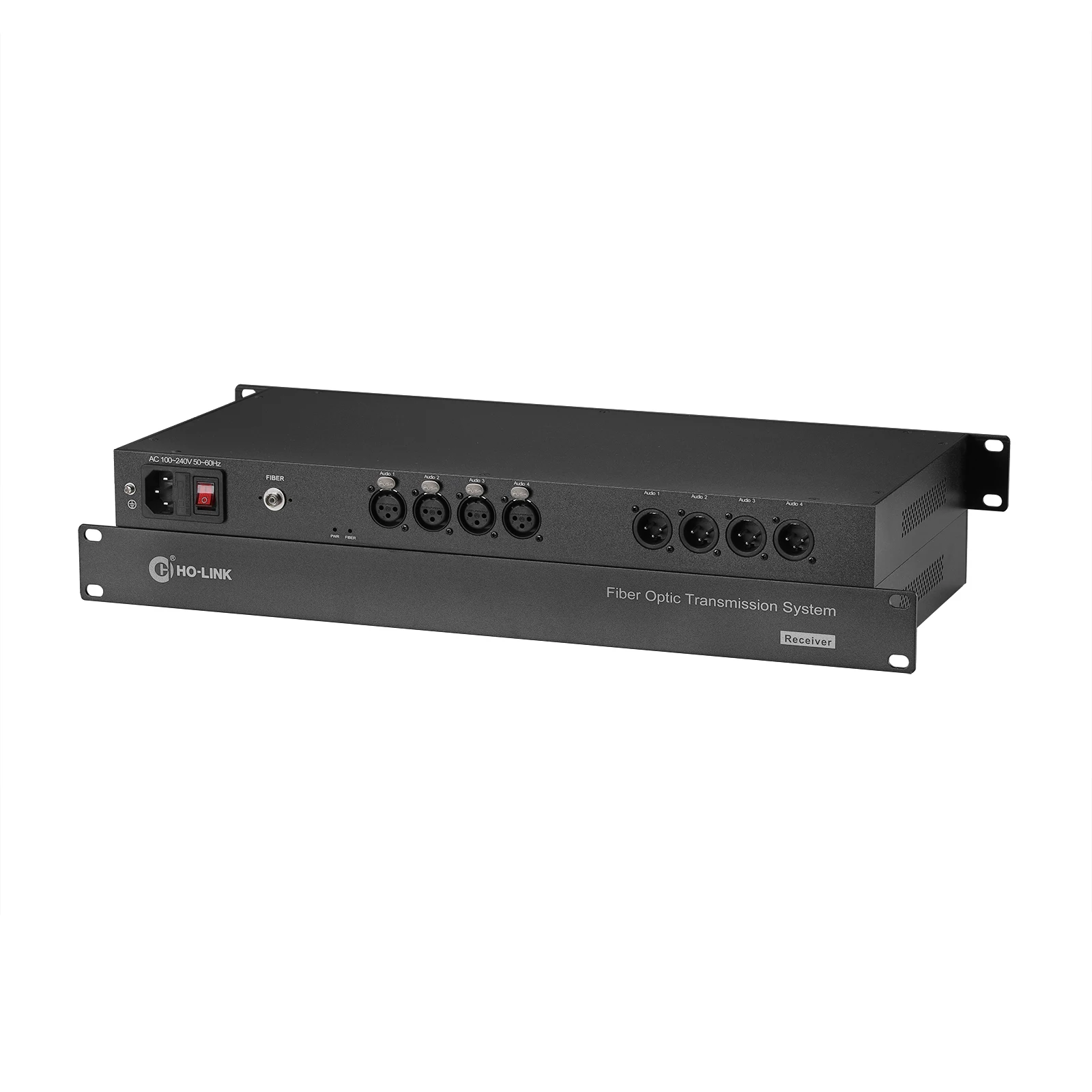 Ho-link HL-404XA 4-Channel Balanced XLR to Optical Fiber Converter for Broadcast Audio (Fiber Optic Transceiver)
Ho-link HL-404XA 4-Channel Balanced XLR to Optical Fiber Converter for Broadcast Audio (Fiber Optic Transceiver)