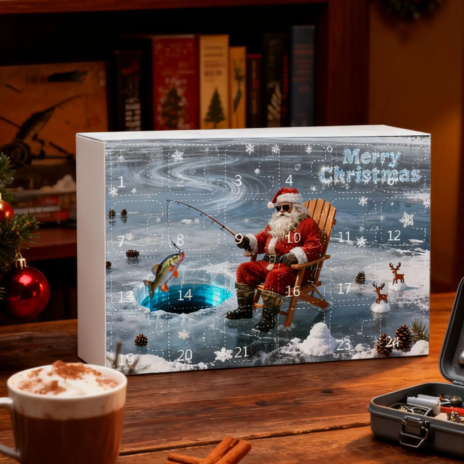 Рождественский календарь обратного отсчета для рыбалки, 24-дневные рождественские приключенческие приманки для рыбалки на открытом воздухе для папы, парня, подростков, мужчин, рыбаков, озера
Рождественский календарь обратного отсчета для рыбалки, 24-дневные рождественские приключенческие приманки для рыбалки на открытом воздухе для папы, парня, подростков, мужчин, рыбаков, озера