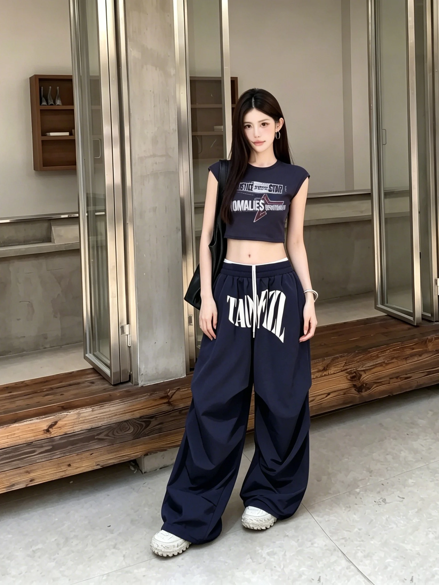 American Style Casual High Waist Wide Leg Pants Women's Spicy Girl Summer Korean Loose Trendy Anti-Aging Soldier Pants
American Style Casual High Waist Wide Leg Pants Women's Spicy Girl Summer Korean Loose Trendy Anti-Aging Soldier Pants