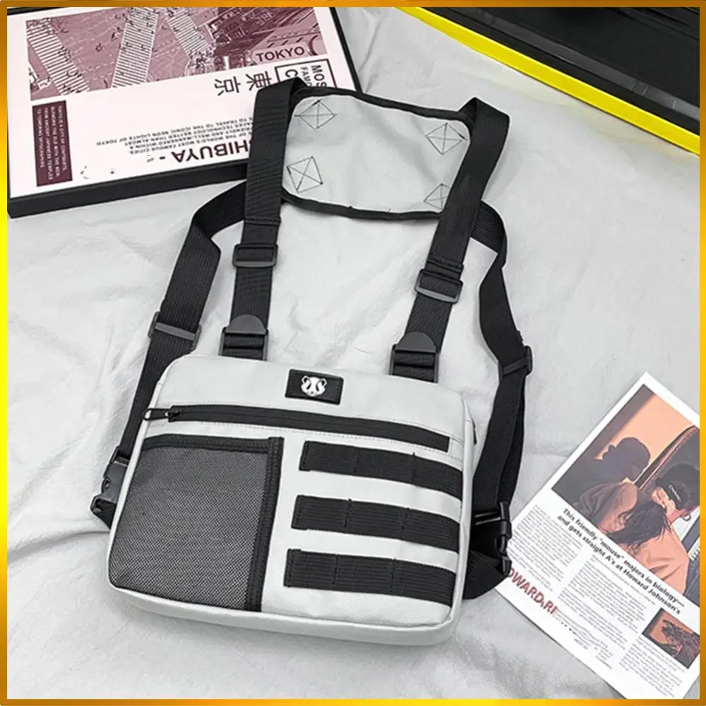Men Chest-Rig Bag Anti-Theft Oxford Vest Chest Packs Adjustable Multifunctional Portable Lightweight for Hiking Mountaineering
Men Chest-Rig Bag Anti-Theft Oxford Vest Chest Packs Adjustable Multifunctional Portable Lightweight for Hiking Mountaineering
