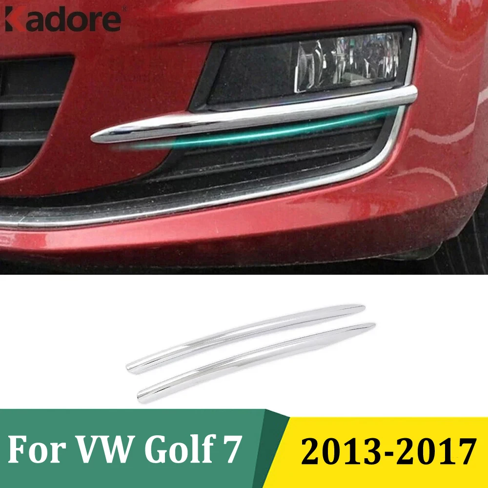 For Volkswagen Golf 7 MK7 2013 2014 2015 2016 2017 Chrome Front Fog Lamps Eyebrow Strip Eyelid Foglight Trim Car Accessories
For Volkswagen Golf 7 MK7 2013 2014 2015 2016 2017 Chrome Front Fog Lamps Eyebrow Strip Eyelid Foglight Trim Car Accessories