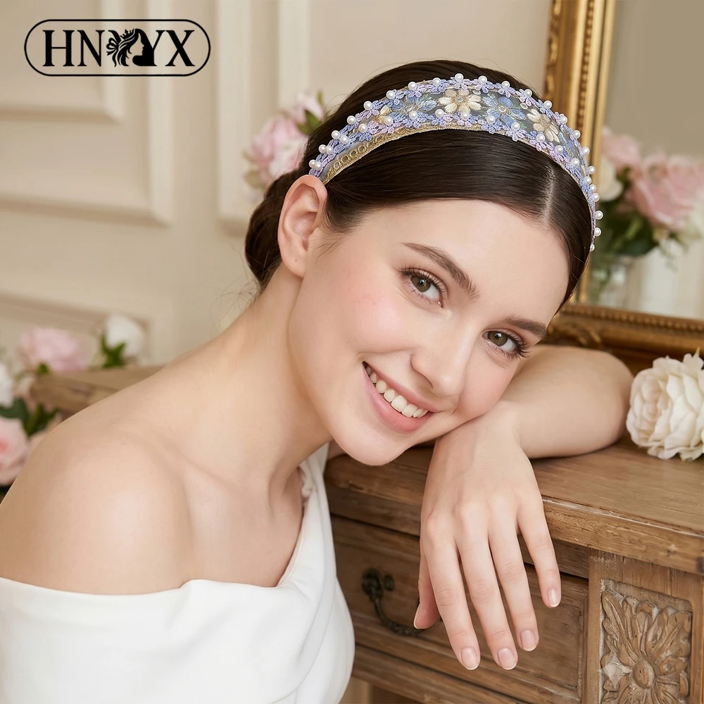 YouLaPan Handmade Floral Embroidery Pearl Headband Blue Purple Lace Flower Hair Hoop Women Daily Party Hair Accessories A437
YouLaPan Handmade Floral Embroidery Pearl Headband Blue Purple Lace Flower Hair Hoop Women Daily Party Hair Accessories A437