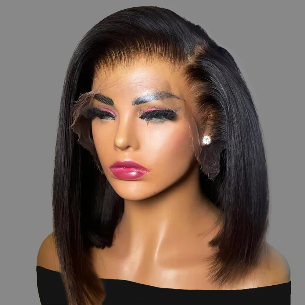 Cexxy Straight 13x6 HD Lace Frontal Wig Short Bob Wig Human Hair Glueless 5x7 Closure Wig 180% Transparent Lace Frontal Wigs
Cexxy Straight 13x6 HD Lace Frontal Wig Short Bob Wig Human Hair Glueless 5x7 Closure Wig 180% Transparent Lace Frontal Wigs