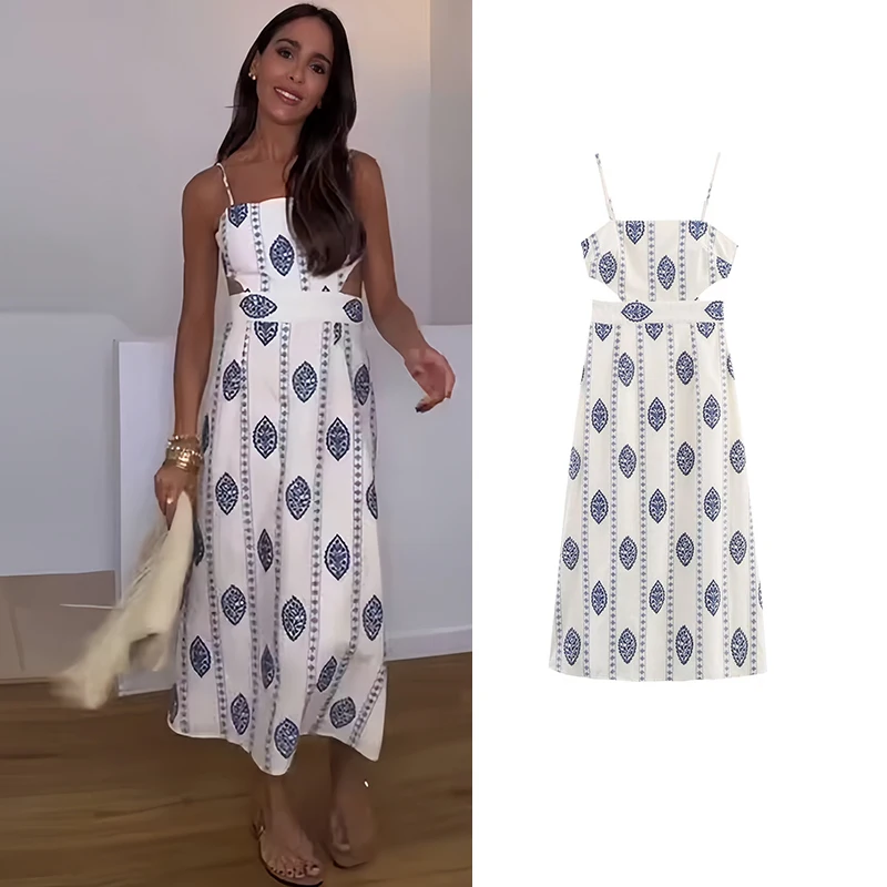 2025 Summer New Embroidered Dresses Women's Fashion Elegant Tube Top Sling Women's Long Dress Street Youth Chic Travel Dress
2025 Summer New Embroidered Dresses Women's Fashion Elegant Tube Top Sling Women's Long Dress Street Youth Chic Travel Dress