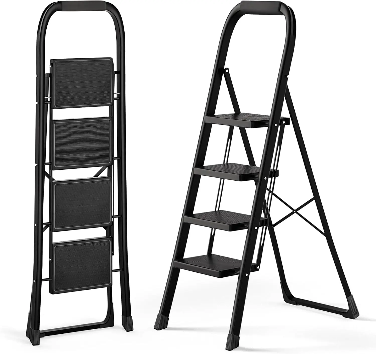 2 3 4 Step Ladder Step Stool Ergonomic Folding Step Stool With Wide Anti-Slip (Black, 4 Step)
2 3 4 Step Ladder Step Stool Ergonomic Folding Step Stool With Wide Anti-Slip (Black, 4 Step)