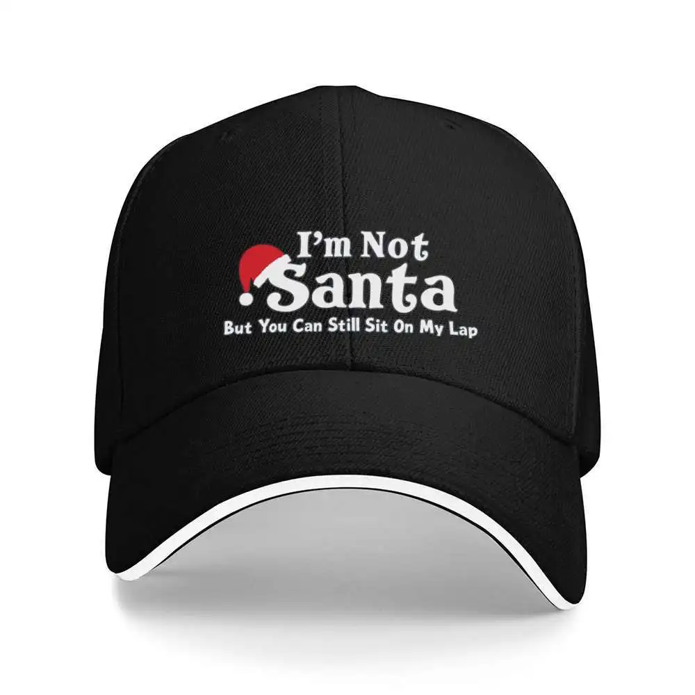 Woven fabric.1pc Funny Christmas Hat - "I'm Not Santa But You Can Still Sit On My Lap" Baseball Cap with Santa Graphic, Adj
Woven fabric.1pc Funny Christmas Hat - "I'm Not Santa But You Can Still Sit On My Lap" Baseball Cap with Santa Graphic, Adj