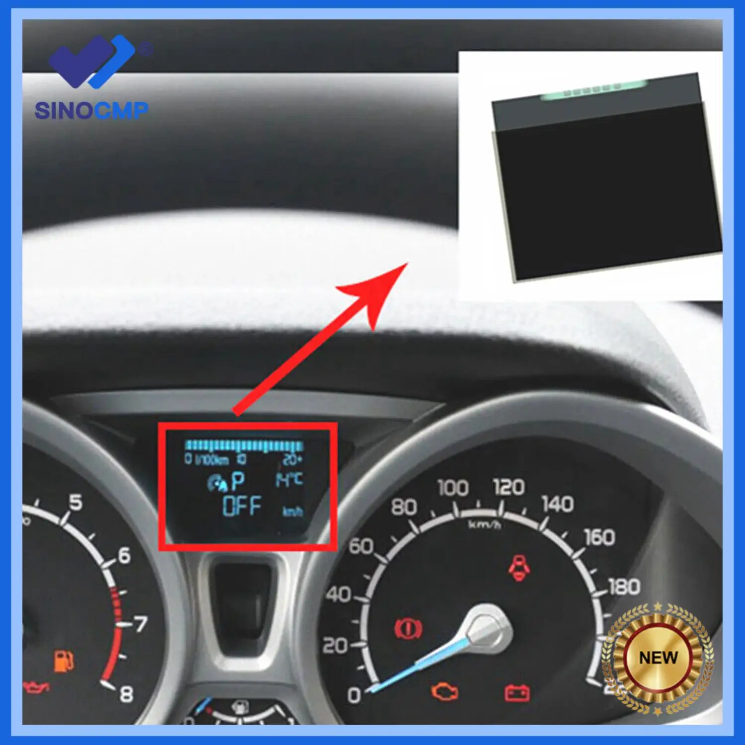 New Dashboard LCD Screen Instrument Cluster LCD Display For Ford EcoSport 2013-2017 Car Accessories
New Dashboard LCD Screen Instrument Cluster LCD Display For Ford EcoSport 2013-2017 Car Accessories