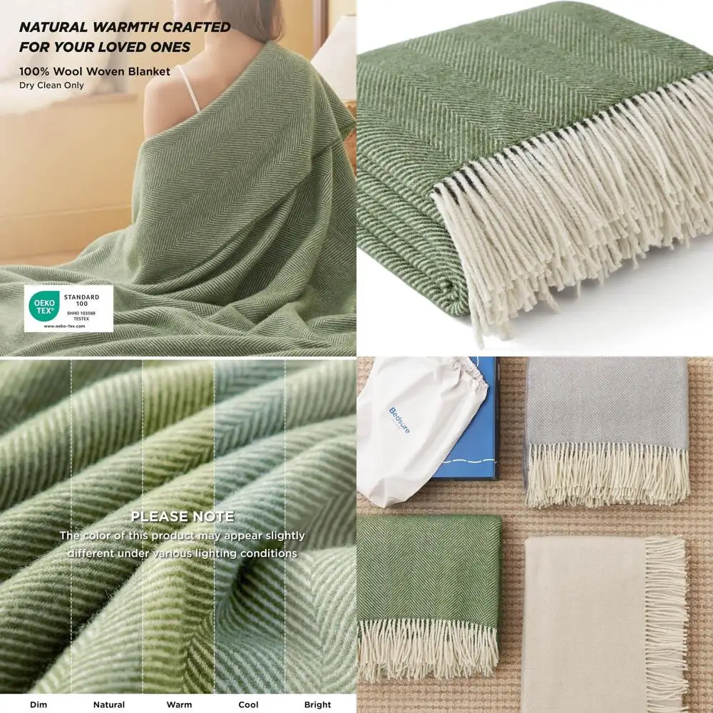 Luxury Olive Green Herringbone Throw, 50x60, Soft & Cozy Wool Blanket for Women, Ideal Christmas Gift
Luxury Olive Green Herringbone Throw, 50x60, Soft & Cozy Wool Blanket for Women, Ideal Christmas Gift