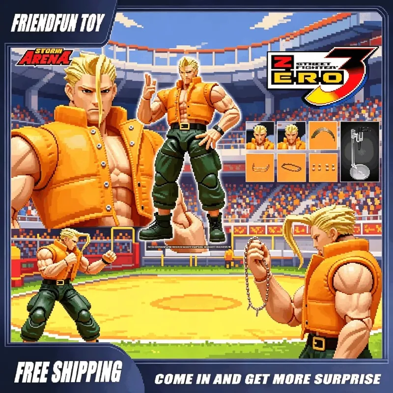 In Stock ST STORM TOYS Teenage Street Fighter 3 NASH 1/12 Action Figure Collectible Figurine Gift Anime Model Toy Movable Figure
In Stock ST STORM TOYS Teenage Street Fighter 3 NASH 1/12 Action Figure Collectible Figurine Gift Anime Model Toy Movable Figure