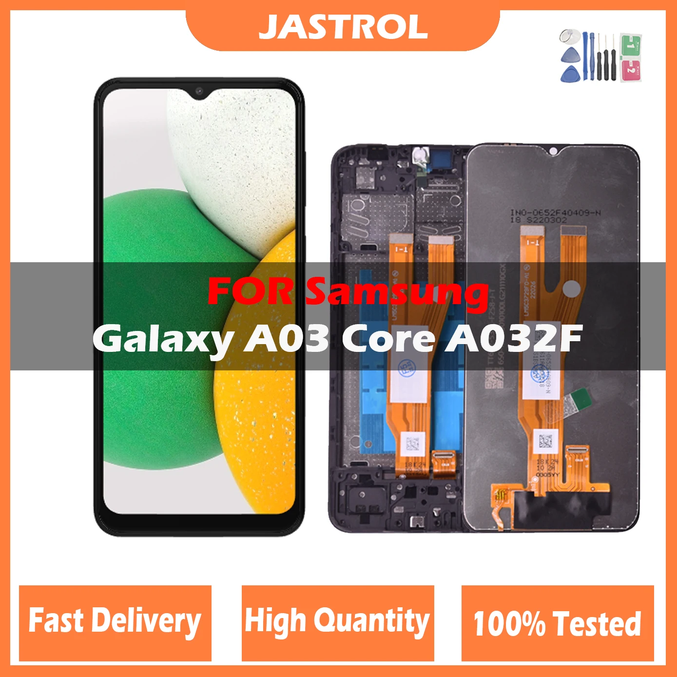 6,5 "ЖК-дисплей для SAMSUNG Galaxy A03 Core LCD SM-A032F/DS панель дисплея стеклянный сенсорный экран дигитайзер в сборе
6,5 "ЖК-дисплей для SAMSUNG Galaxy A03 Core LCD SM-A032F/DS панель дисплея стеклянный сенсорный экран дигитайзер в сборе
