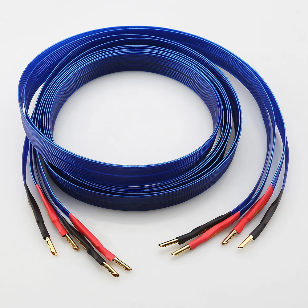 Посеребренный плоский акустический кабель Blue Heaven OFC, провод громкоговорителя HiFi Audio для усилителя DVD CD — аудиофильское качество
Посеребренный плоский акустический кабель Blue Heaven OFC, провод громкоговорителя HiFi Audio для усилителя DVD CD — аудиофильское качество