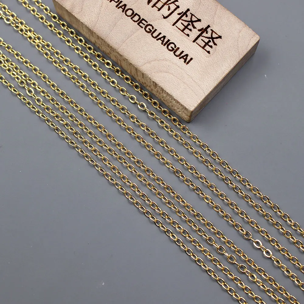 APDGG 5 Meters Tiny 2mm Bezel Set Fashion Metal Chain Paperclip Neck Chain Jewelry Making DIY
APDGG 5 Meters Tiny 2mm Bezel Set Fashion Metal Chain Paperclip Neck Chain Jewelry Making DIY