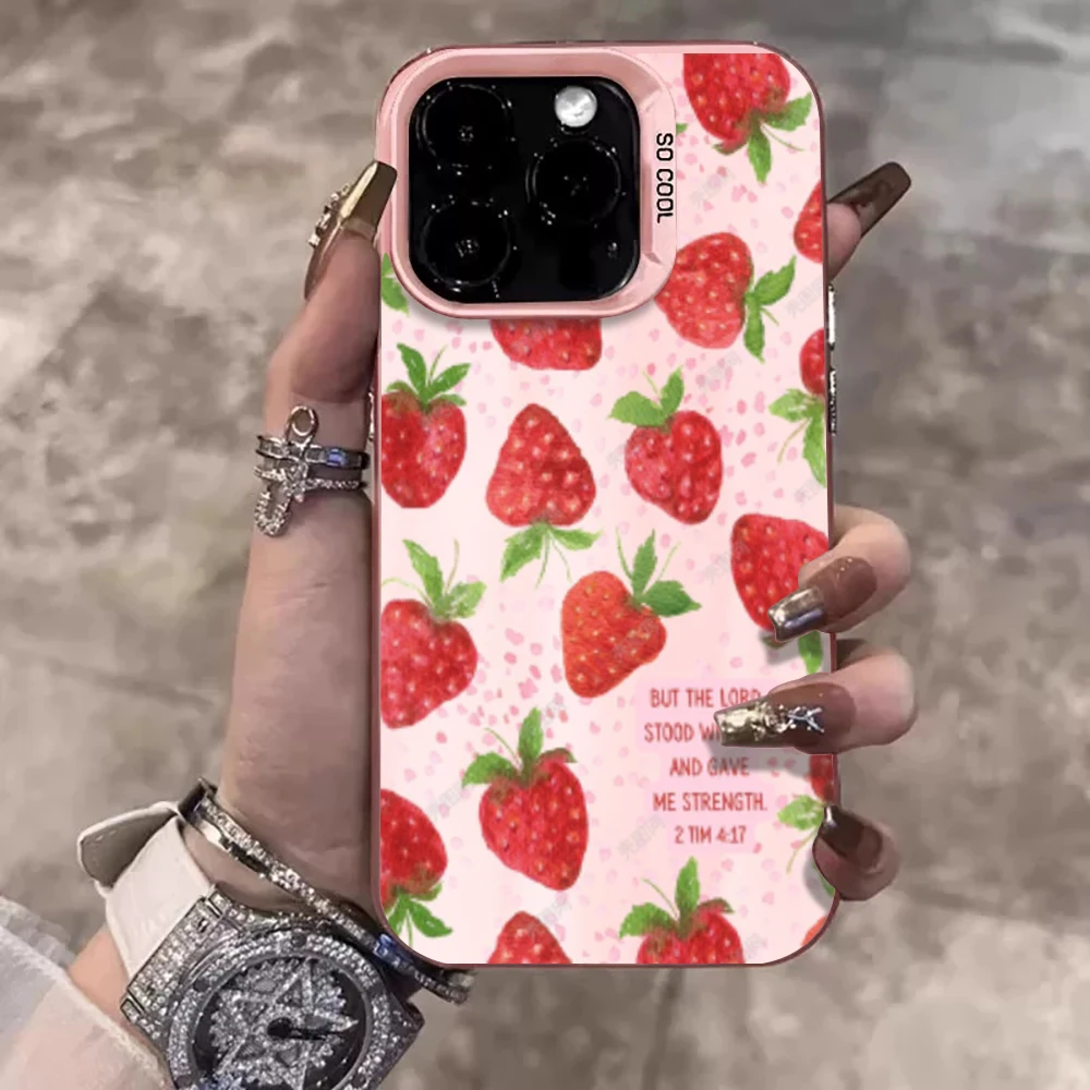 Cute Strawberry Girl Case For iPhone 16 17 15 Pro Max Cases iPhone 17 11 12 13 ProMax 14 15 16 Plus 8 XR XS Shockproof INS Coque
Cute Strawberry Girl Case For iPhone 16 17 15 Pro Max Cases iPhone 17 11 12 13 ProMax 14 15 16 Plus 8 XR XS Shockproof INS Coque