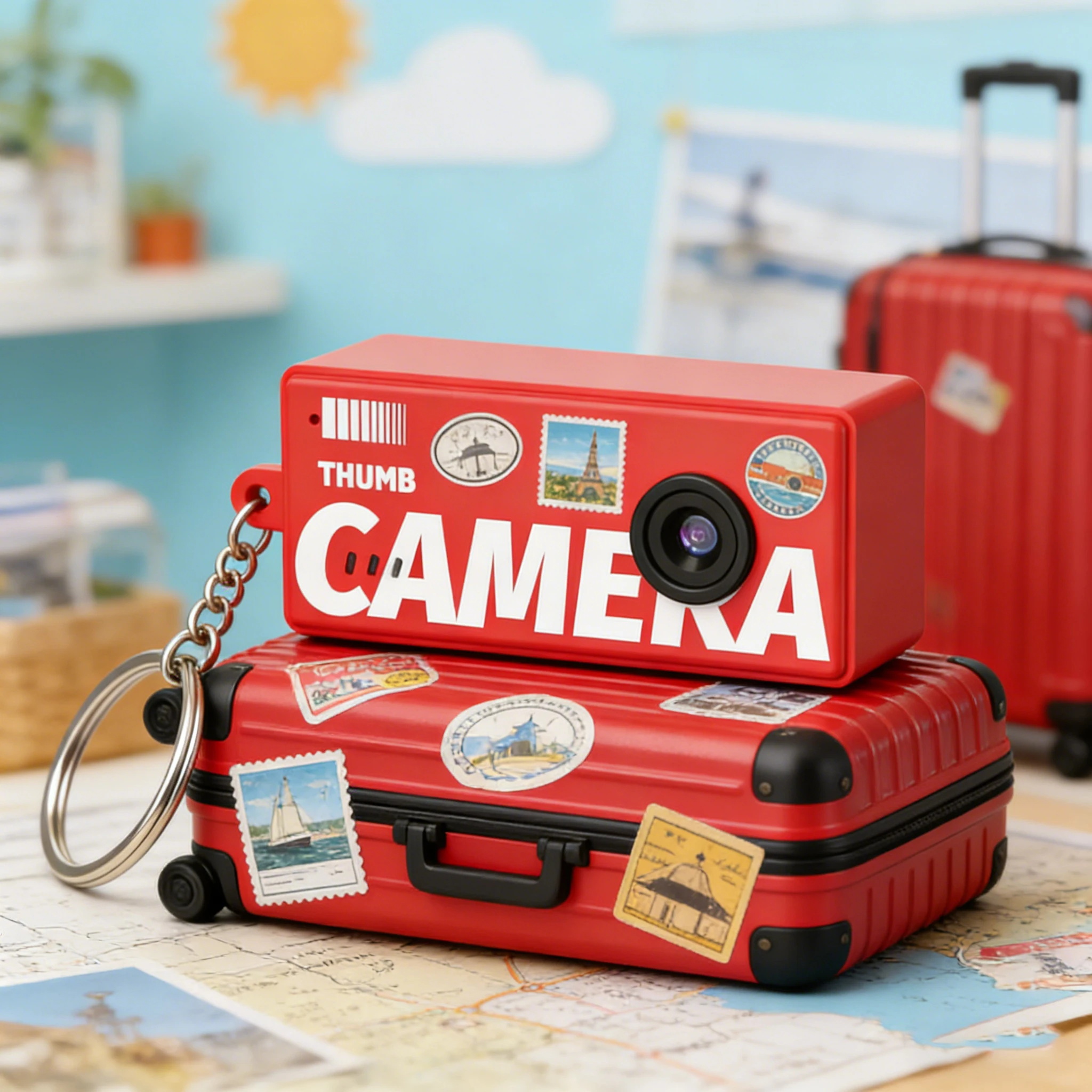 HD 1080p Mini Keychain Camera, Retro Camera Y2K Style Supports Memory Cards, with 0.96-inch HD Screen
HD 1080p Mini Keychain Camera, Retro Camera Y2K Style Supports Memory Cards, with 0.96-inch HD Screen