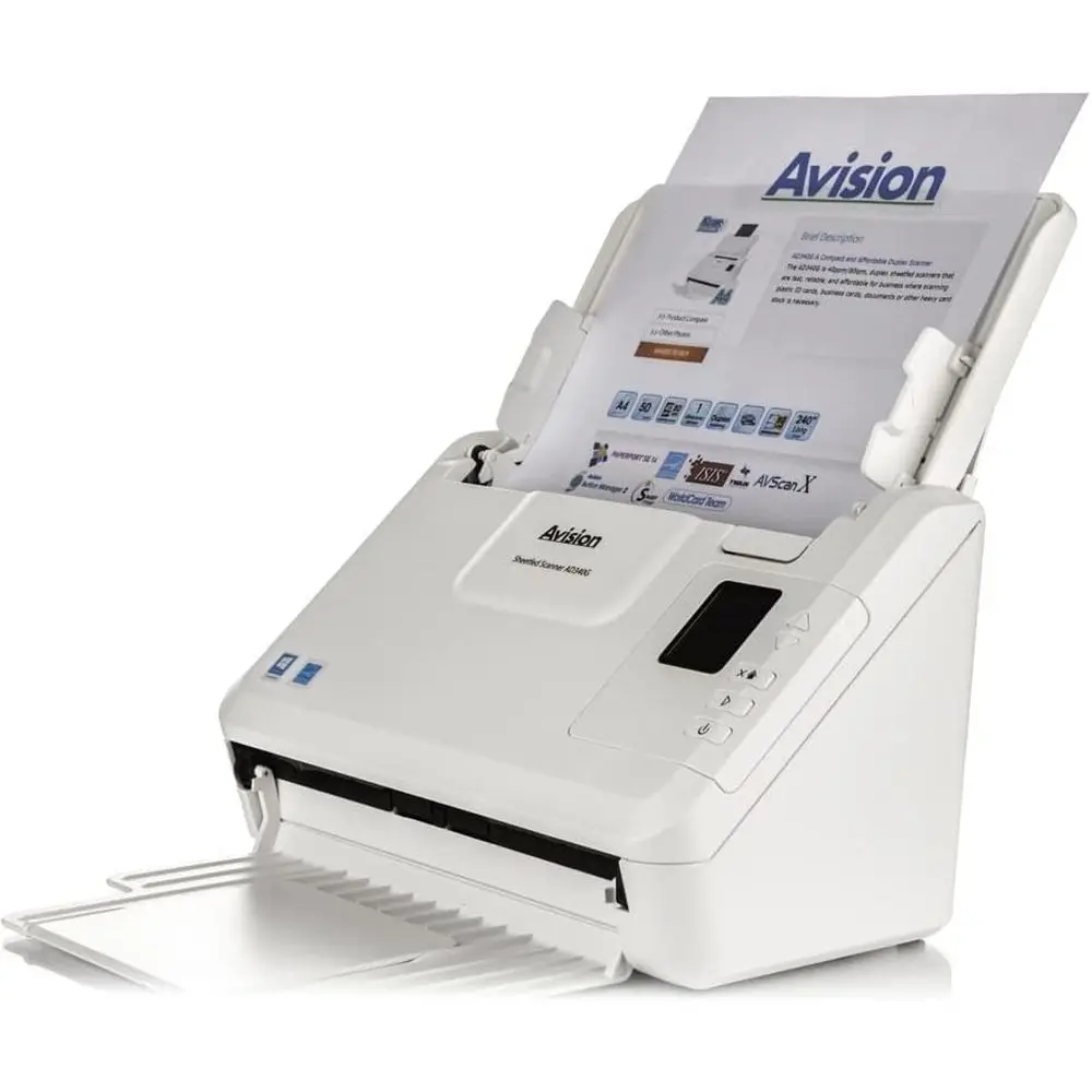 AD340G Compact High Speed Duplex Document Scanner - 40ppm/80ipm
AD340G Compact High Speed Duplex Document Scanner - 40ppm/80ipm