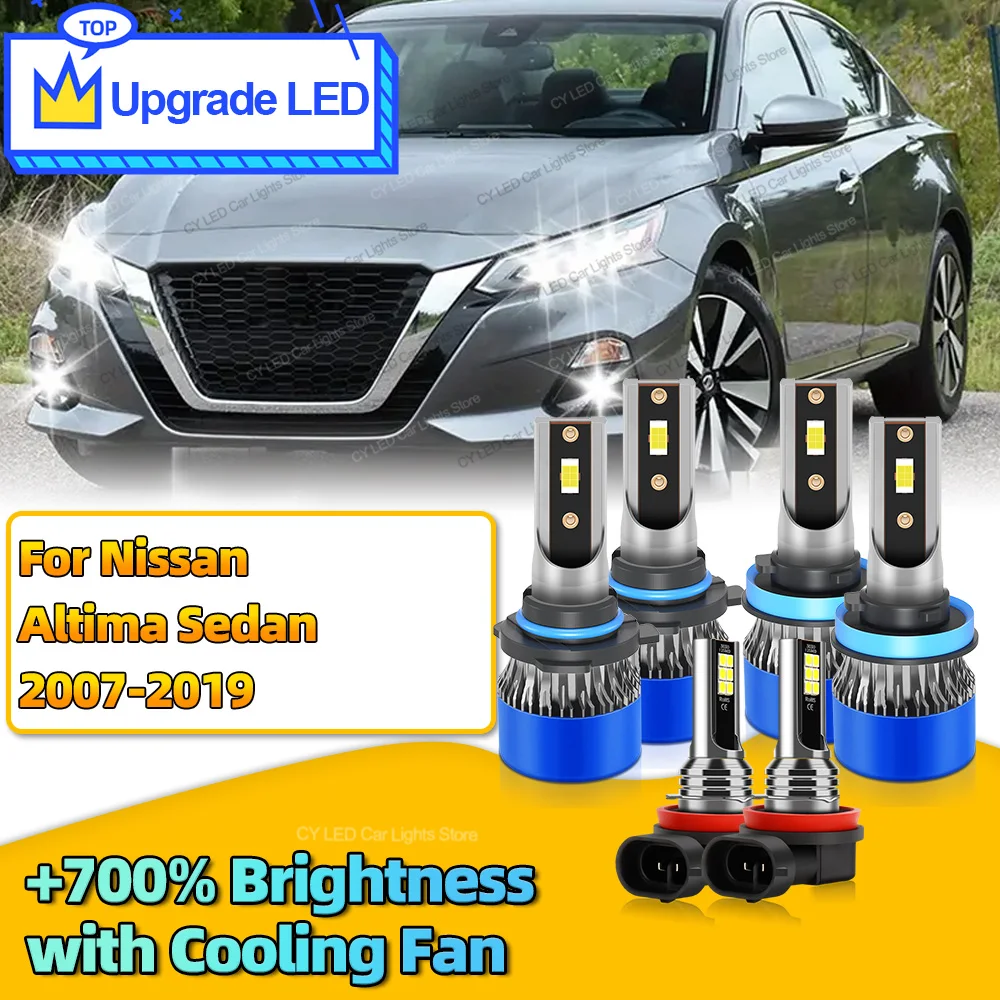 6 шт. 30000LM светодиодные фары Canbus, автомобильная лампа HB3 H11, автоматические противотуманные фары, лампа для Nissan Altima Sedan 2007-2019 2008 2009 2010 2011
6 шт. 30000LM светодиодные фары Canbus, автомобильная лампа HB3 H11, автоматические противотуманные фары, лампа для Nissan Altima Sedan 2007-2019 2008 2009 2010 2011