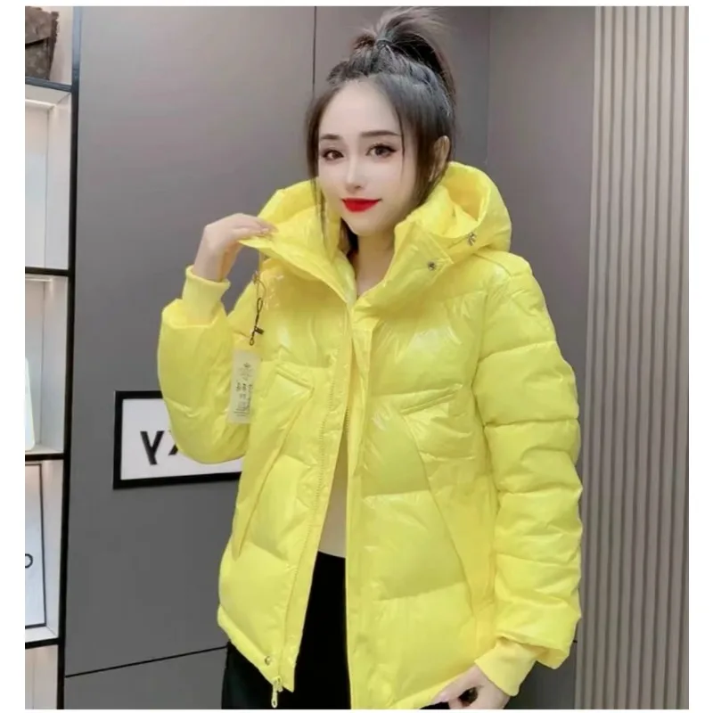 Women's Winter Wear New Hooded Bread Jacket Outerwear Are All Trendy Popular No-wash Candy Colorful Down Cotton-padded Jacket
Women's Winter Wear New Hooded Bread Jacket Outerwear Are All Trendy Popular No-wash Candy Colorful Down Cotton-padded Jacket