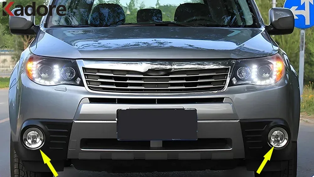Front Fog Light Lamp Cover Trim For Subaru Forester 2009 2010 2011 2012 Chrome Car Head Foglight Bezel Trims Accessories
Front Fog Light Lamp Cover Trim For Subaru Forester 2009 2010 2011 2012 Chrome Car Head Foglight Bezel Trims Accessories
