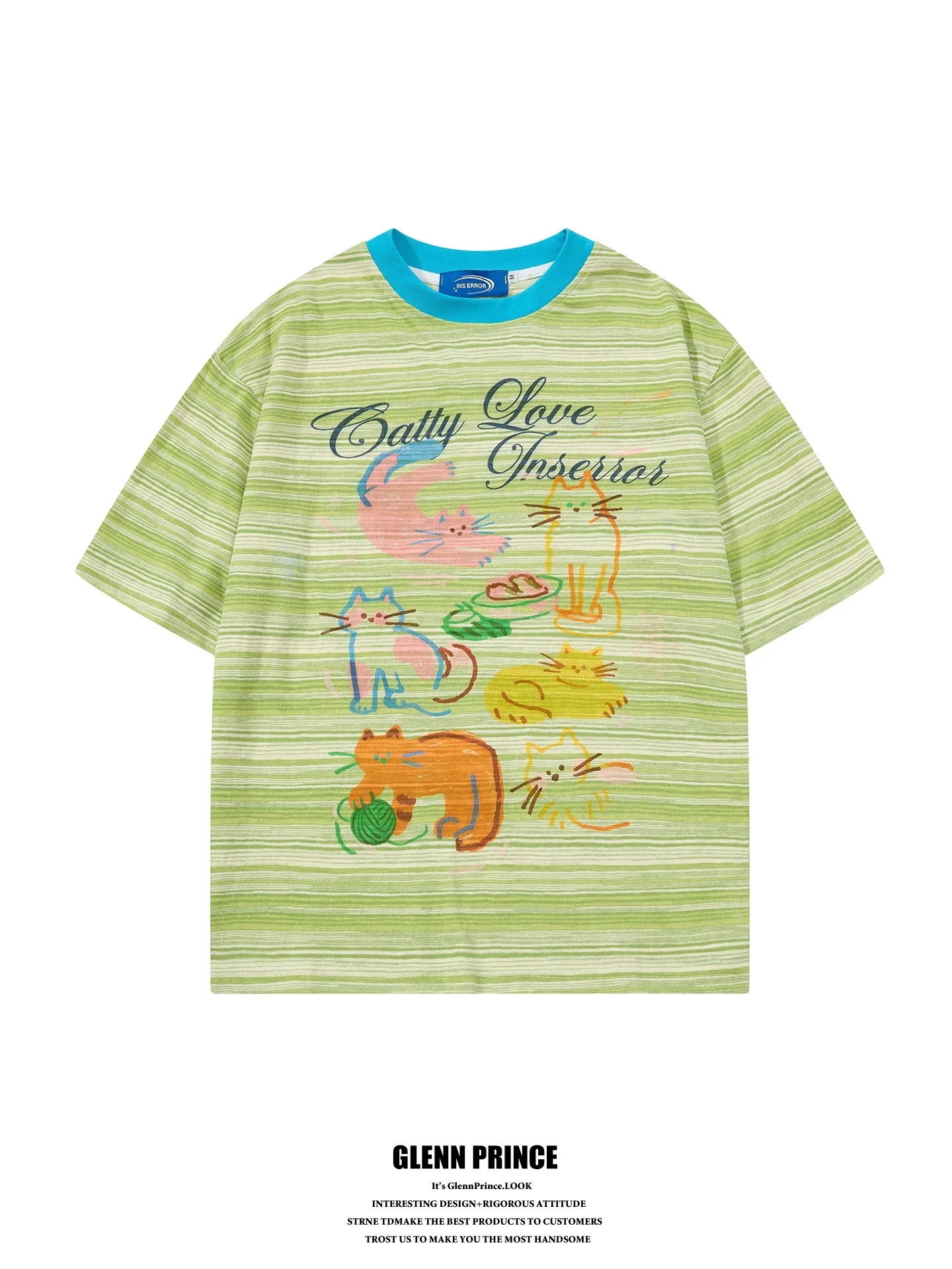 GPstudio Summer Graffiti Stripes Short Sleeve Men's T-shirt Loose Fit Youthful Design Cotton Casual Top
GPstudio Summer Graffiti Stripes Short Sleeve Men's T-shirt Loose Fit Youthful Design Cotton Casual Top