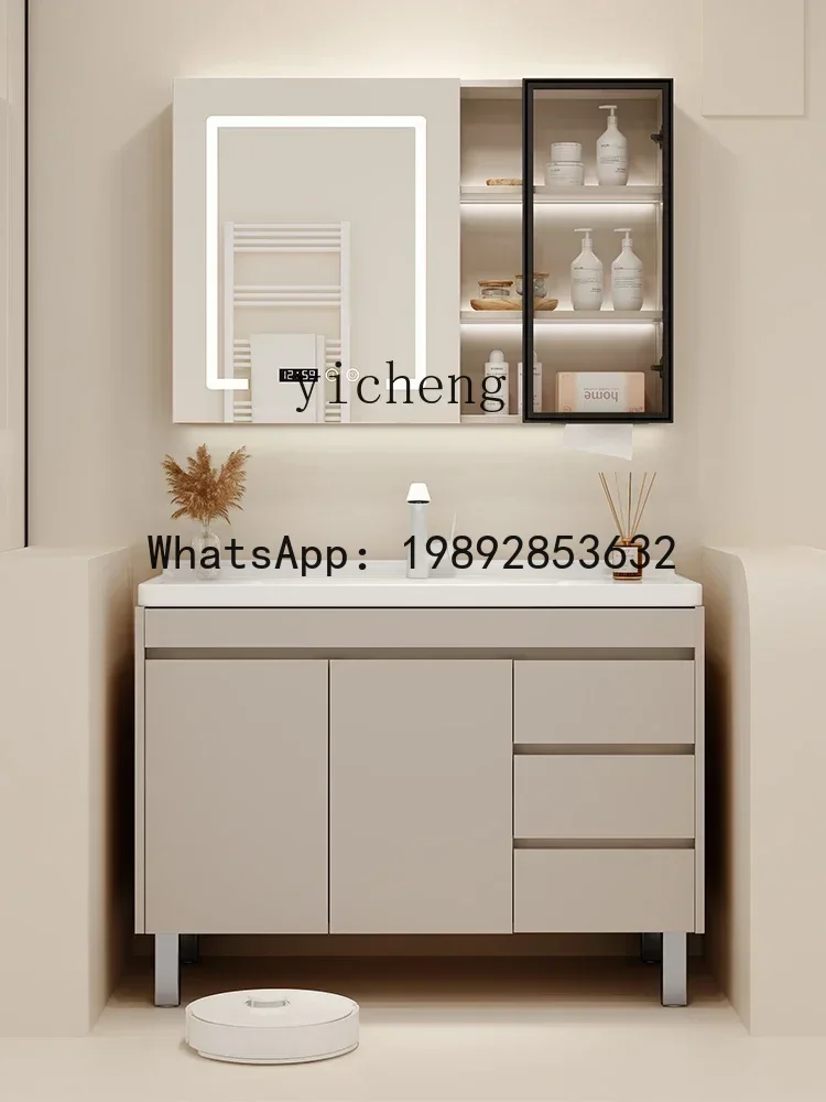 Y1 Bathroom Cabinet Combination Ceramic Whole Washbin Cream Toilet Floor Type
Y1 Bathroom Cabinet Combination Ceramic Whole Washbin Cream Toilet Floor Type