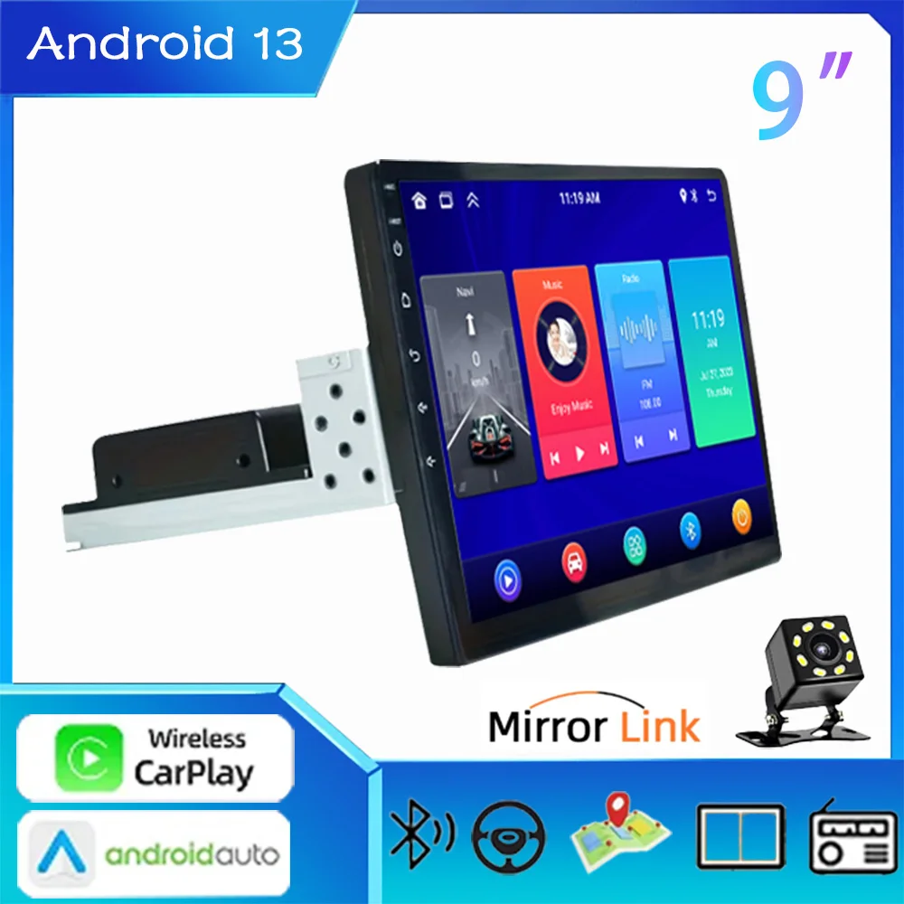 9"Android 13 1 Din Car Radio CarPlay Auto Autoradio Universal WIFI GPS Bluetooth Audio Multimedia Video Player
9"Android 13 1 Din Car Radio CarPlay Auto Autoradio Universal WIFI GPS Bluetooth Audio Multimedia Video Player