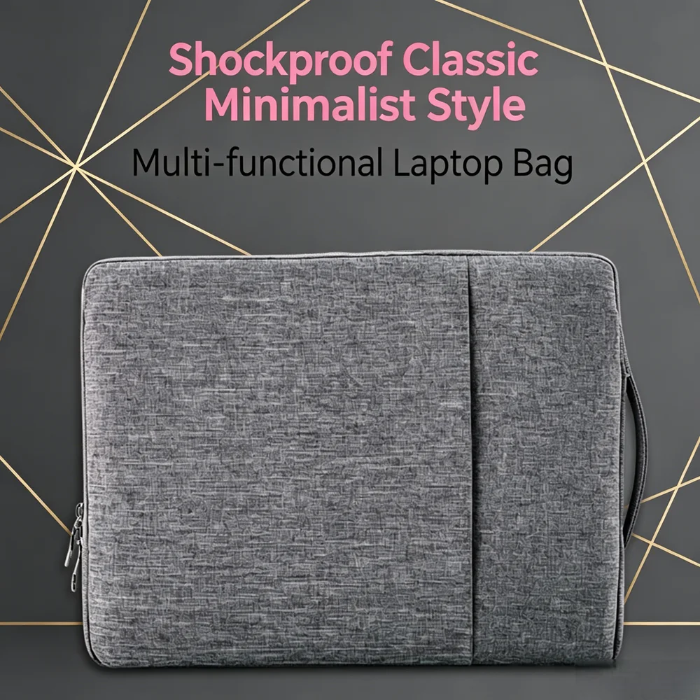 Gray 13 14 15 Inch Handheld laptop bag Notebook computer bag,Compatible with MacBook iPad Tablet computer notebook computer
Gray 13 14 15 Inch Handheld laptop bag Notebook computer bag,Compatible with MacBook iPad Tablet computer notebook computer