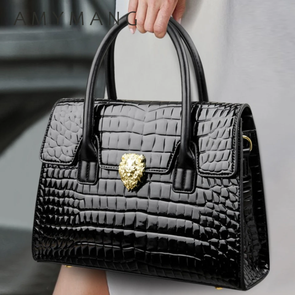 Brand Luxury Handbags Women Bags Designer Commuting Sac Alligator Patent Leather Shoulder Crossbody Hand Bags for Women Mother
Brand Luxury Handbags Women Bags Designer Commuting Sac Alligator Patent Leather Shoulder Crossbody Hand Bags for Women Mother